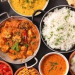 Indian food stock image