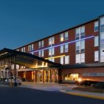 Aloft exterior photograph at night time