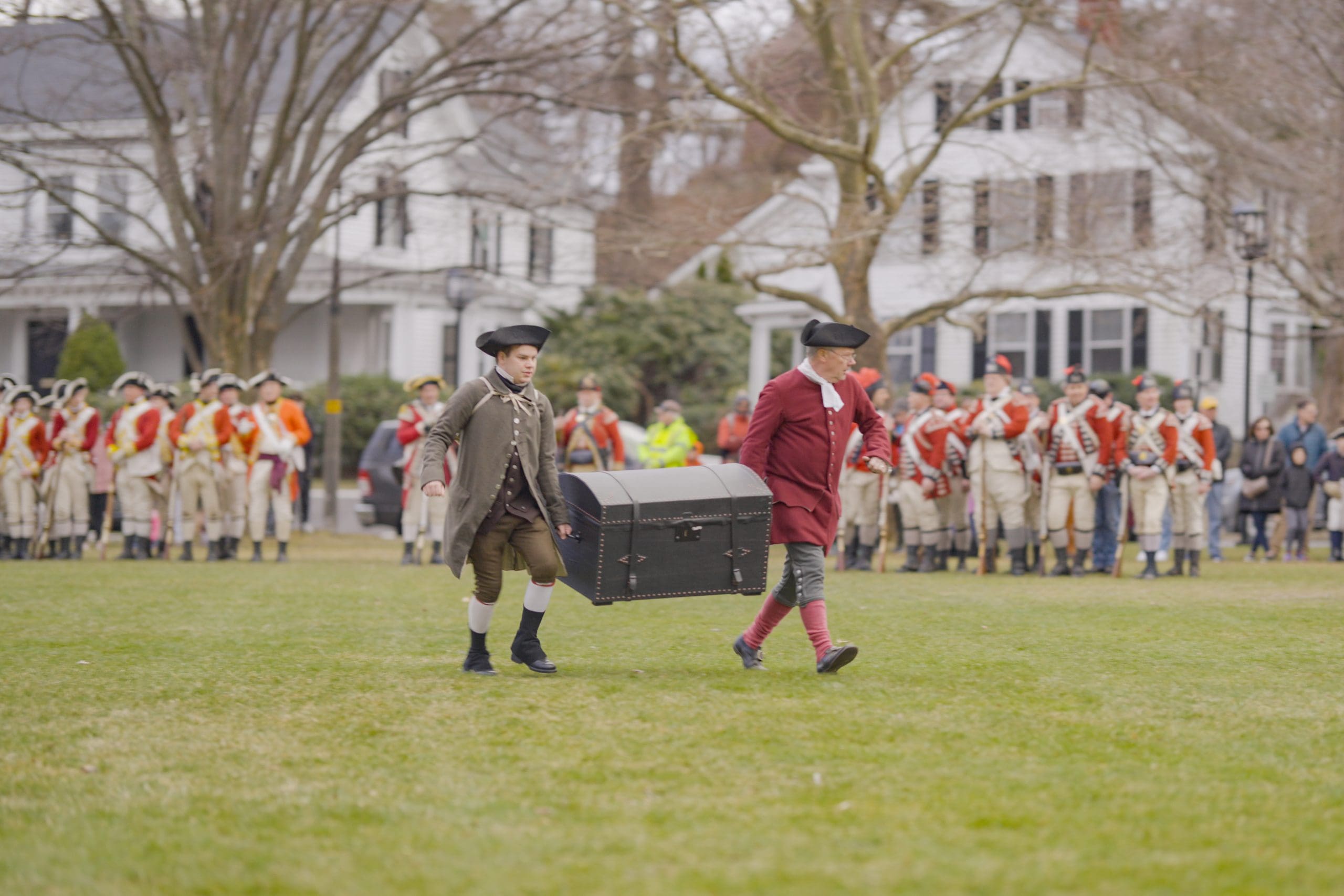 patriots day battle reenactment