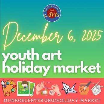 Youth Holiday Market flier at Munroe Center